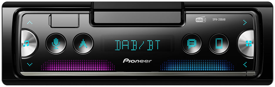 Pioneer SPH-20DAB DAB+ Apple car play Android Auto Bluetooth Built-In Phone Cradle USB BT