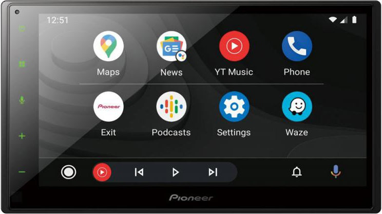 Pioneer SPH-DA160DAB 6.8" Touch Screen DAB Bluetooth CarPlay Android Auto DAB Antenna