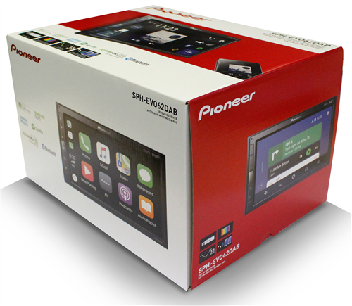 Pioneer SPH-EVO62DAB 6.8" Multimedia Player with Bluetooth, DAB/DAB+, Spotify & Siri Eyes Free