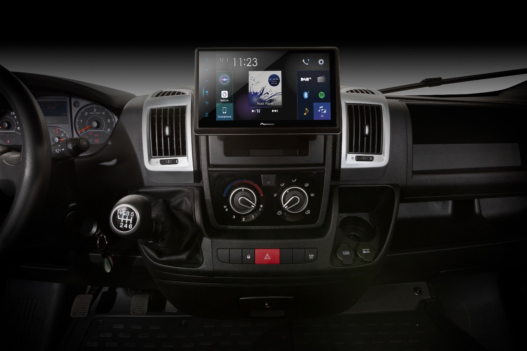 Pioneer SPH-EVO82DAB-DUC 8" Multimedia Player with Bluetooth, DAB/DAB+, Spotify & Siri Eyes Free WebLink for Fiat Ducato