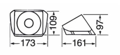 Pioneer TS-44 - Speakerbox 40W Box Type Coaxial Speakers