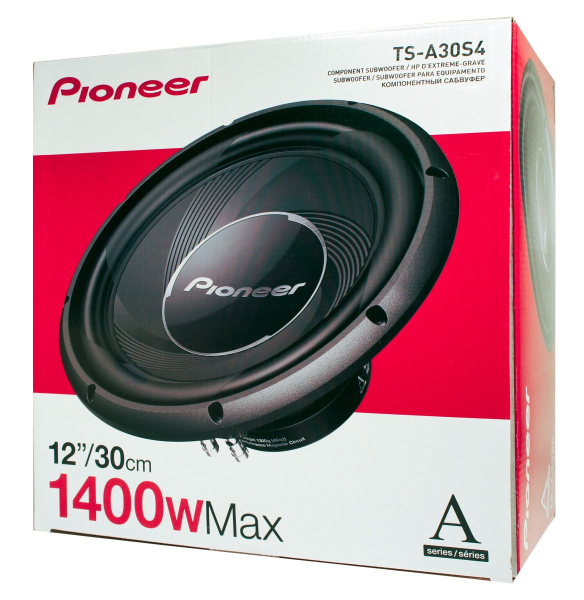 Pioneer TS-A30S4 12" 30cm Single Voice Coil 1400W Subwoofer
