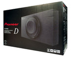 Pioneer TS-D10LB 25cm/10" D-Series Shallow Component Subwoofer Enclosed 1300W
