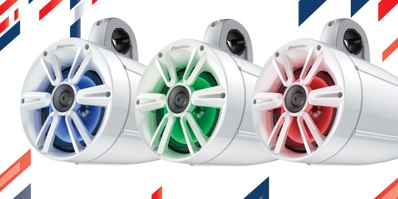 Pioneer TS-ME770TSW 7.7" 2-way 16cm 250Watt  Marine Tower  speaker