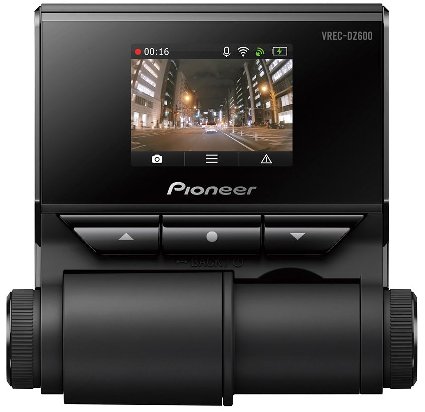 Pioneer VREC-DZ600 1-Channel Front Dash Camera Full HD GPS WIFI 16GB
