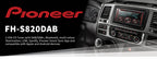 Pioneer FH-S820DAB Double DIN CD Tuner with DAB/DAB+, Bluetooth, Multi Colour Illumination, USB, Spotify