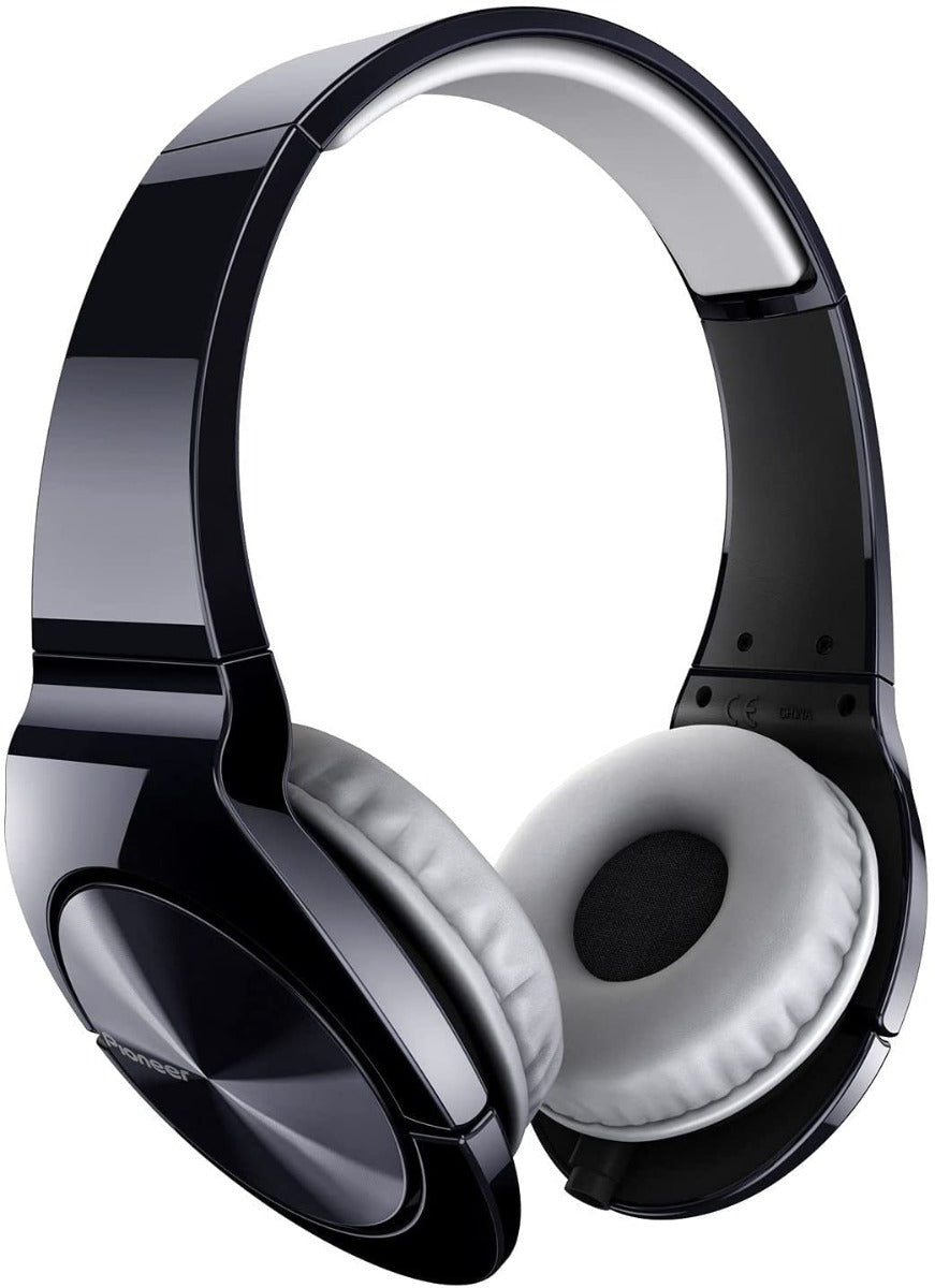 Pioneer SE-MJ751 Bass Head Series Ultra Lightweight On-Ear Headphones Black
