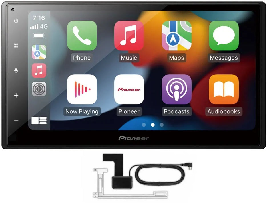 Pioneer SPH-DA360DAB 6.8” Wireless Apple Carplay Android Auto DAB/DAB+ Bluetooth + Aerial