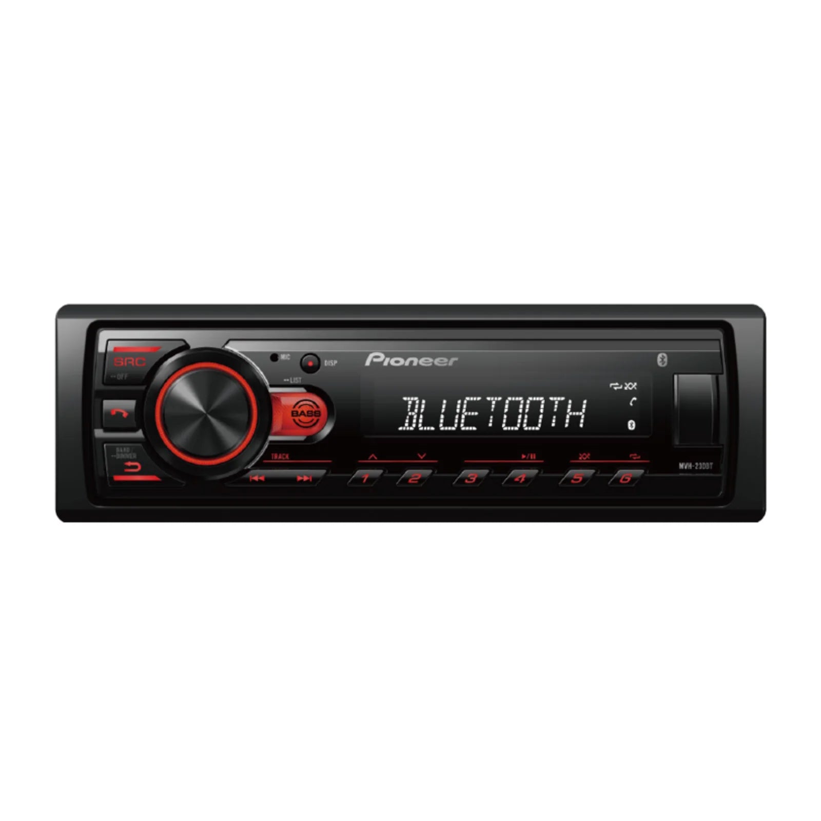 Pioneer MVH-230BT Car Stereo Bluetooth Audio & Handsfree USB Short Chassis Body