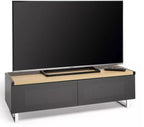 Techlink Panorama 120 DUAL Sided Top (Light Oak or Grey Oak) all in One Stand