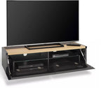 Techlink Panorama 120 DUAL Sided Top (Light Oak or Grey Oak) all in One Stand