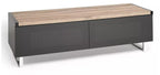 Techlink Panorama 120 DUAL Sided Top (Light Oak or Grey Oak) all in One Stand