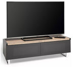 Techlink Panorama 120 DUAL Sided Top (Light Oak or Grey Oak) all in One Stand