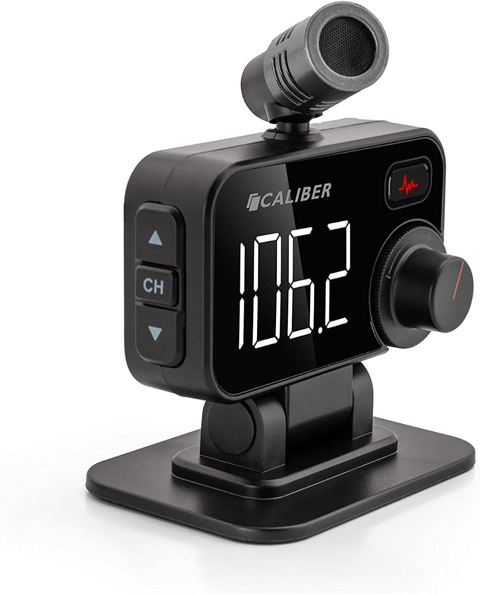 Caliber PMT565BT Fm transmitter with noise canceling, microphone and Voice assistant