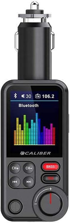 Caliber PMT566BT FM Transmitter for Bluetooth Music Streaming with Dual USB Charging
