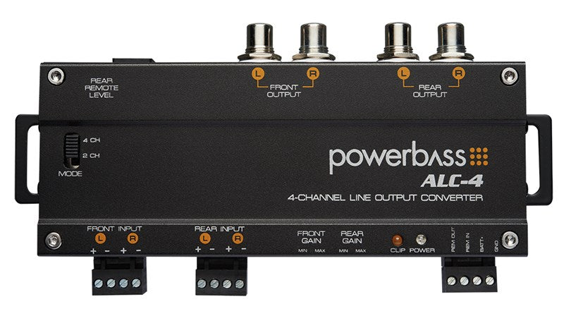 PowerBass ALC-4 Channel High to Low Level Converter and Line Driver
