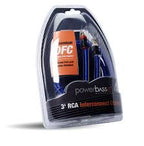 PowerBass ARCA-3 - 3" 0.9m Double Shielded RCA Cable