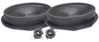 PowerBass OE69C-FD Ford Custom Fit 6x9" 2 Way Component Speakers 160 Watts