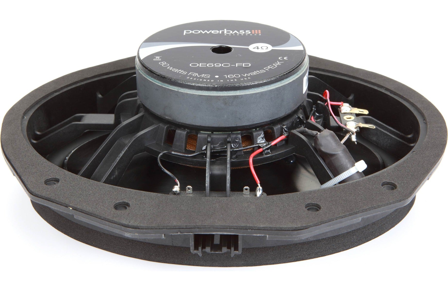 PowerBass OE69C-FD Ford Custom Fit 6x9" 2 Way Component Speakers 160 Watts