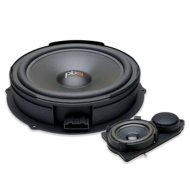 Powerbass OE83T5-VW 8" 3-Way OEM Replacement Component Speaker Upgrade For VW Transporter T5 T5.1
