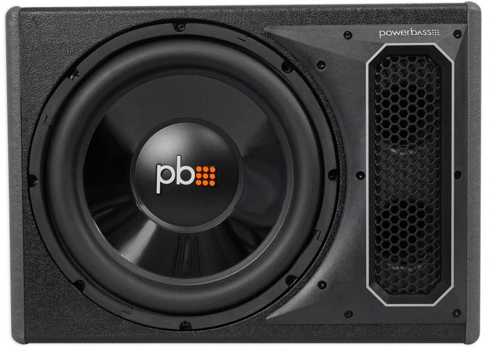 PowerBass PS-AWB101 10" Amplified 175W RMS Bass Reflex Sub in custom Enclosure