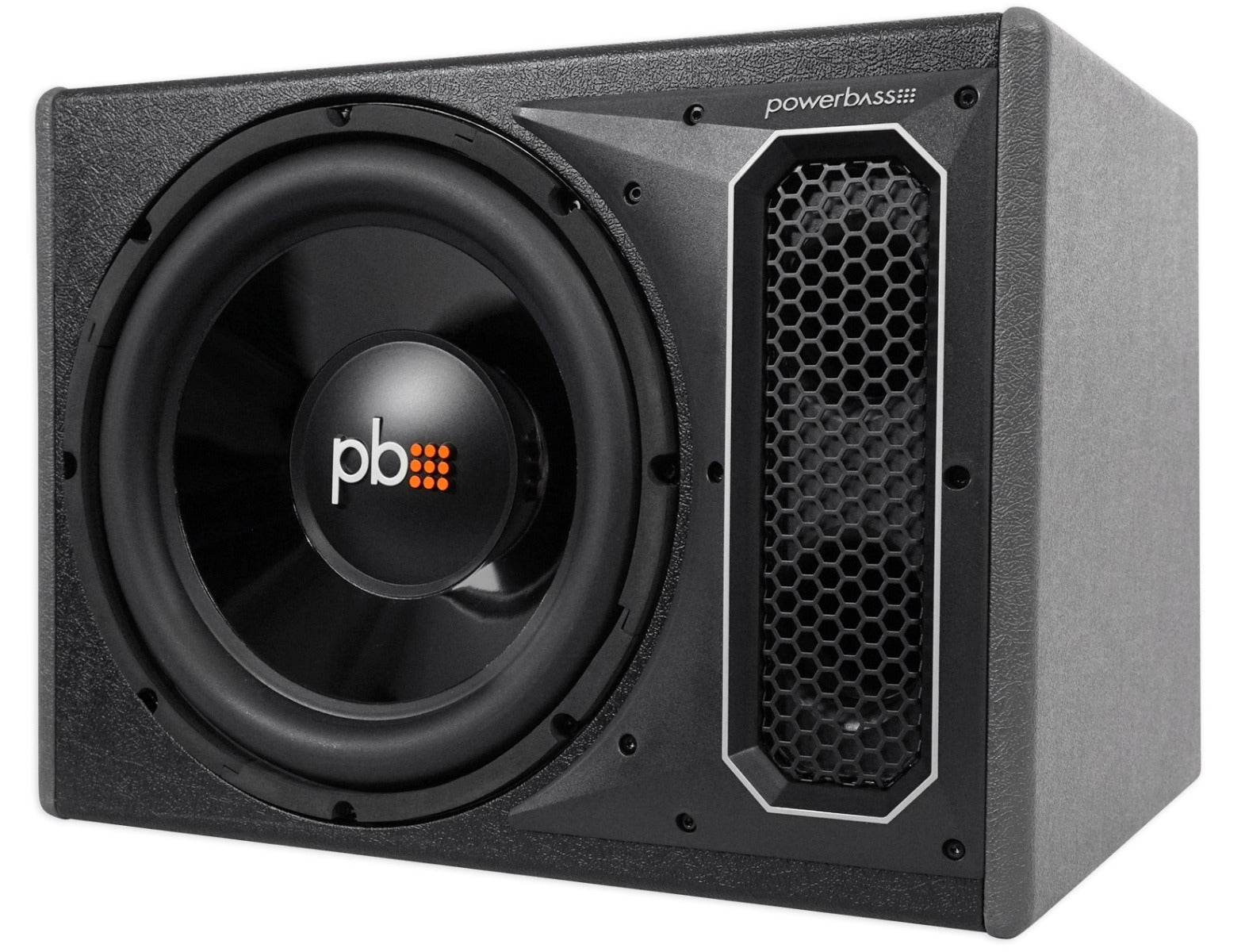PowerBass PS-AWB121 12" Amplified 200W RMS Bass Reflex Sub in custom Enclosure