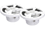 PowerBass XL-62M 6-1/2" 2-way marine speakers with built-in LED lights and remote