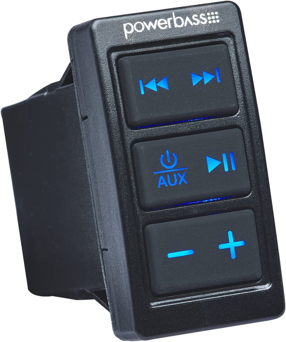 PowerBass XL-BTRS Rocker Switch Bluetooth Receiver with AUX in and Out