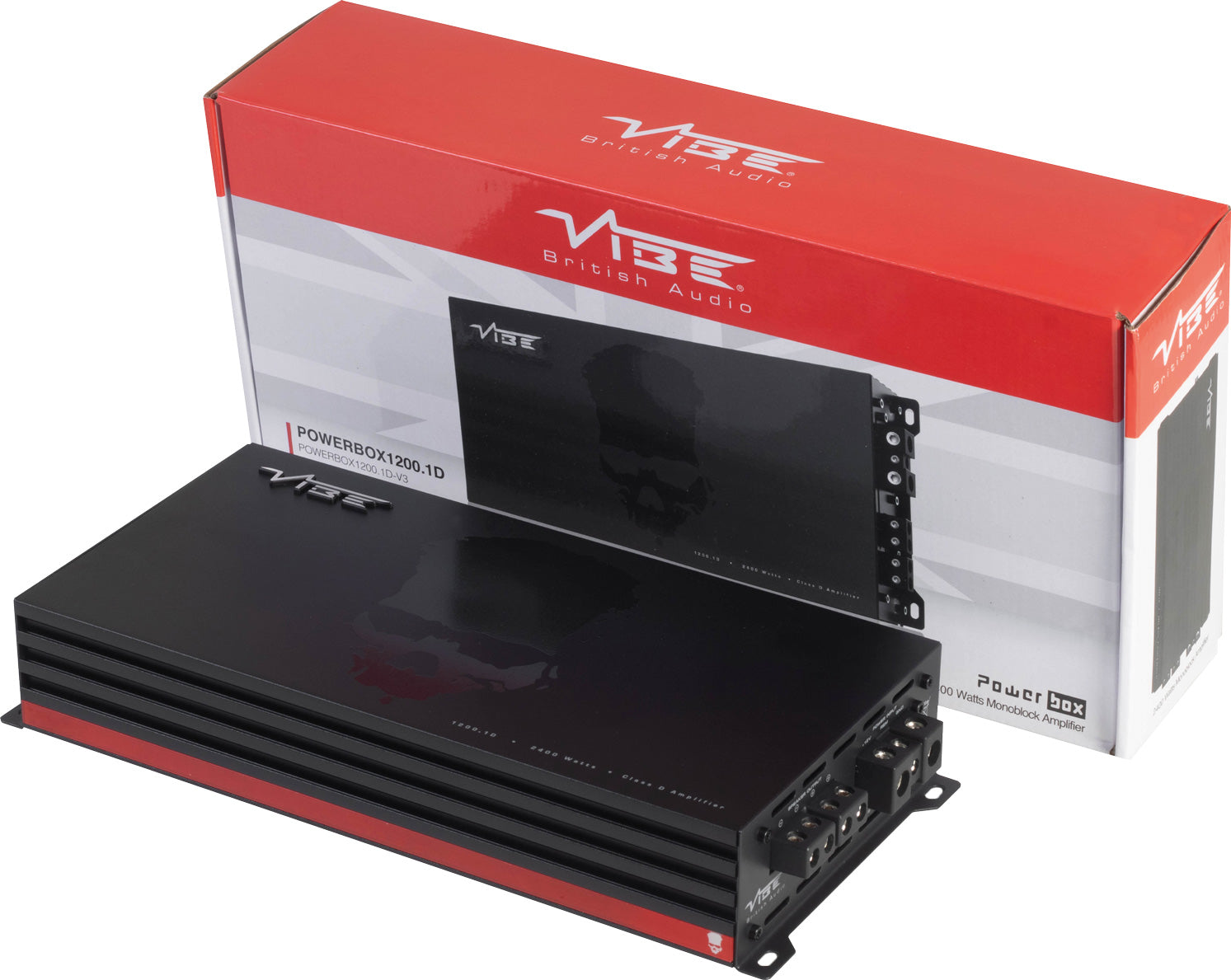 Vibe POWERBOX1200.1D-V3 - Ultra Class D Monoblock Car Amplifier 1200WRMS