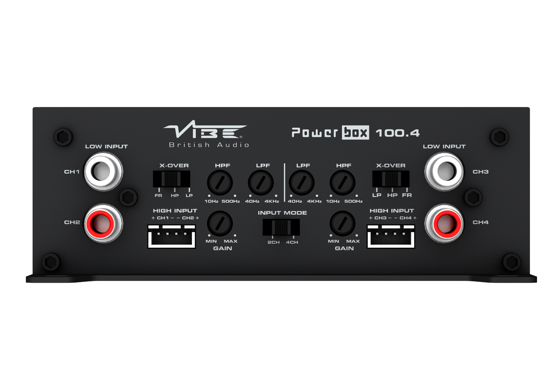 Vibe POWERBOX 100.4M-V0  - 4 Channel Class D Amplifier 960W