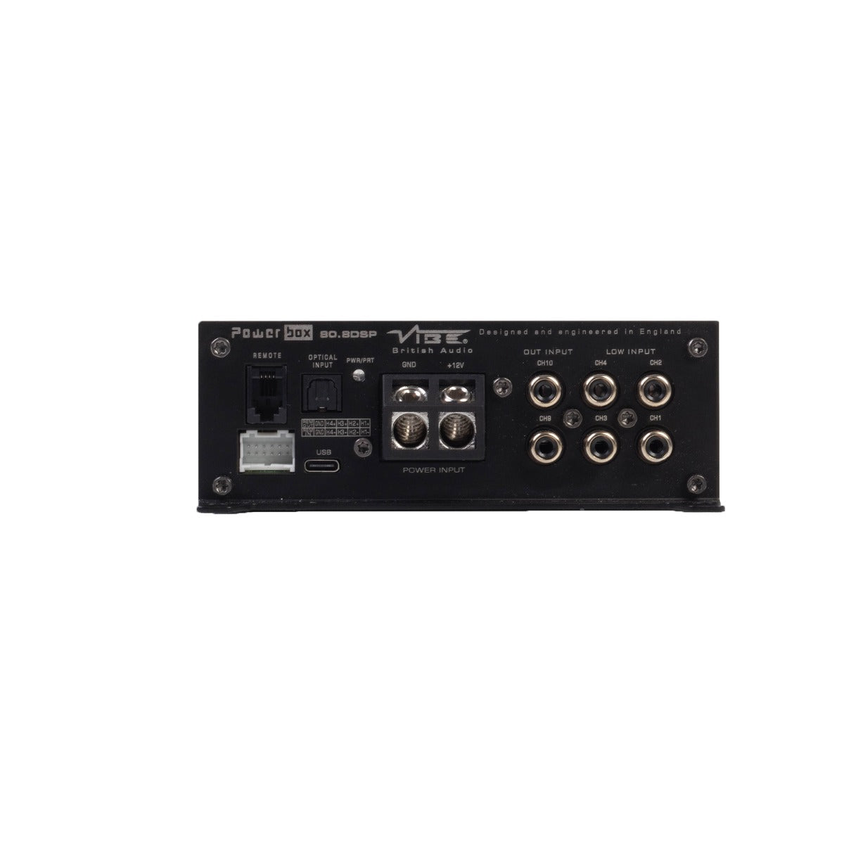 VIBE POWERBOX80.8-10DSP-V3 Powerbox 80.8 DSP 8 Channel Car Audio Amplifier