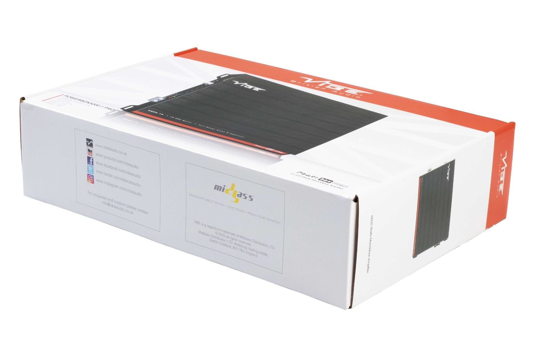 Vibe POWERBOX5000.1P-V0 Powerbox 5000 Watt RMS Class D Mono Subwoofer Amplifier