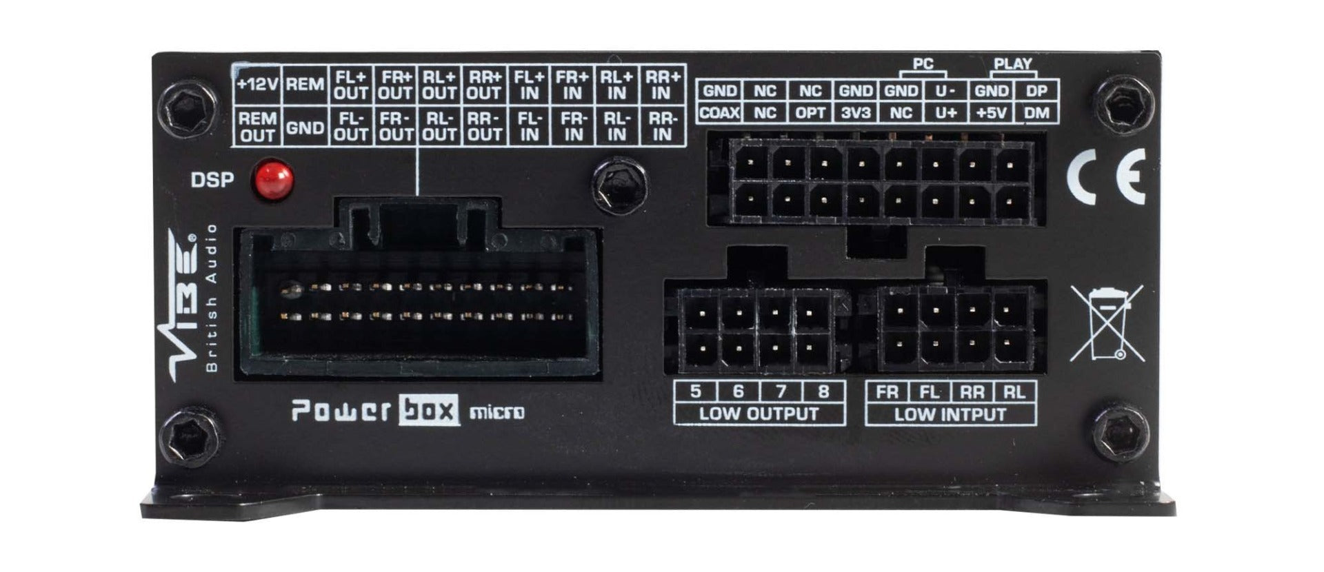 VIBEPOWERBOX65.4-8DSP-V3 PowerBox 65.4-8 DSP 4 Channel Car Audio Amplifier
