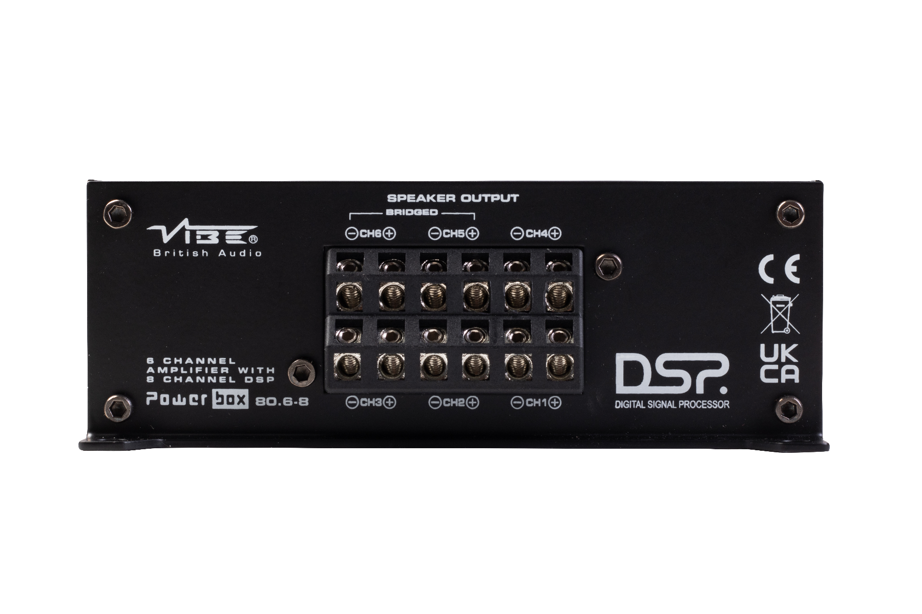 VIBE POWERBOX80.6-8DSP-V3: VIBE Powerbox 80.6 DSP 6 Channel Car Audio Amplifier