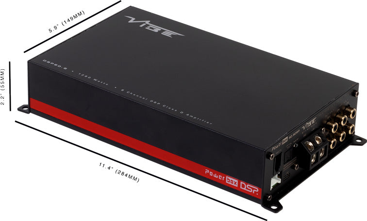Vibe POWERBOX800.1D-V3  - Ultra Class D Monoblock Car Amplifier 800WRMS