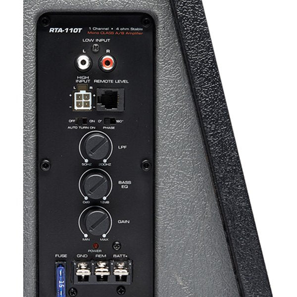 PowerBass PS-AWB101T 10" Amplified 175W RMS Bass Reflex Sub in custom Enclosure