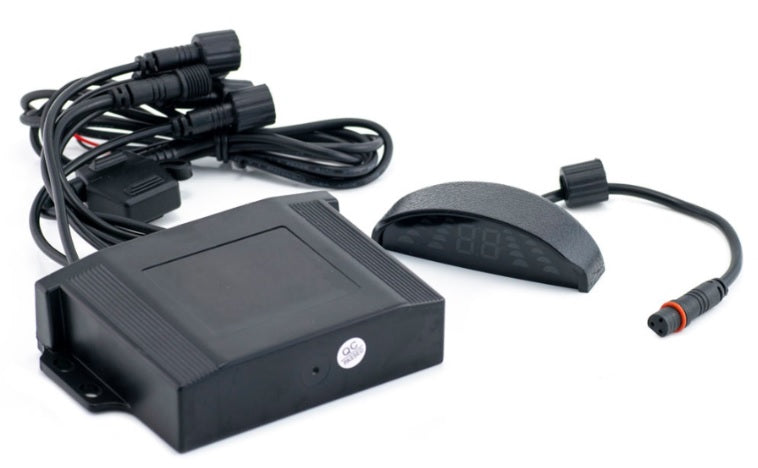 12V-24V Commercial Vehicle, Truck, Van Rear Parking Sensor Kit With Distance Display and Buzzer IncarTec PS-SDW