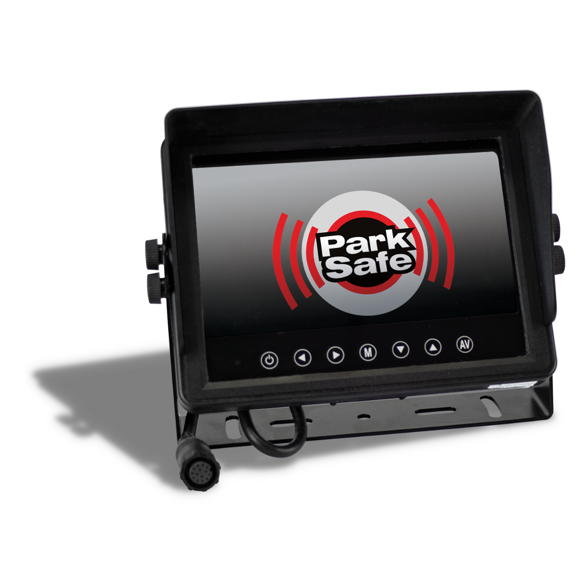 Parksafe PS030 IP69K Rated Waterproof 7″ Monitor with Three D1 Camera Inputs