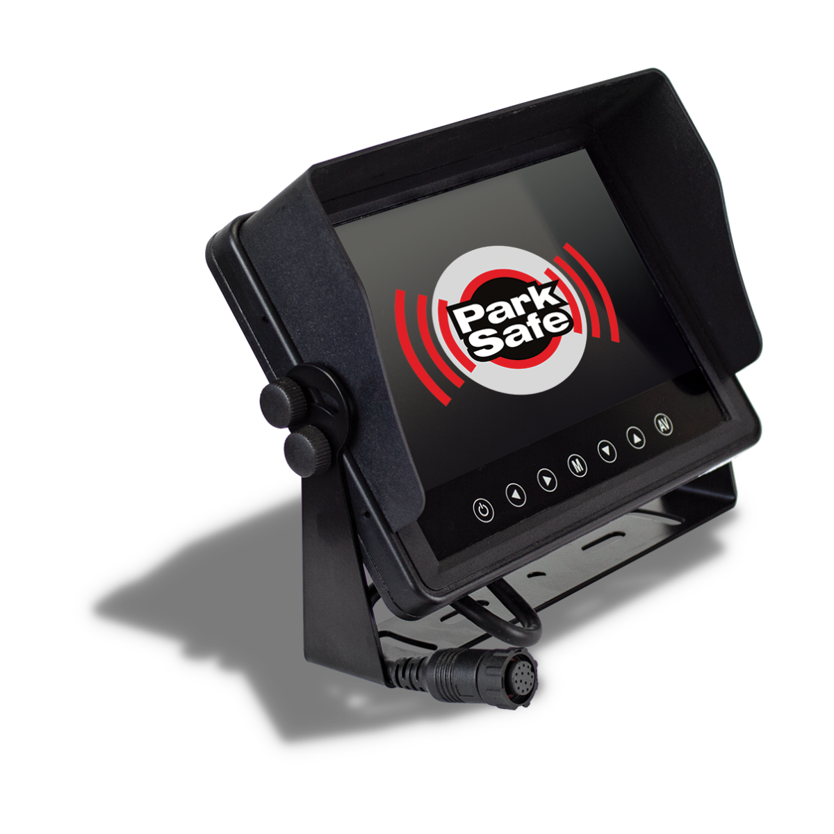 Parksafe PS030 IP69K Rated Waterproof 7″ Monitor with Three D1 Camera Inputs