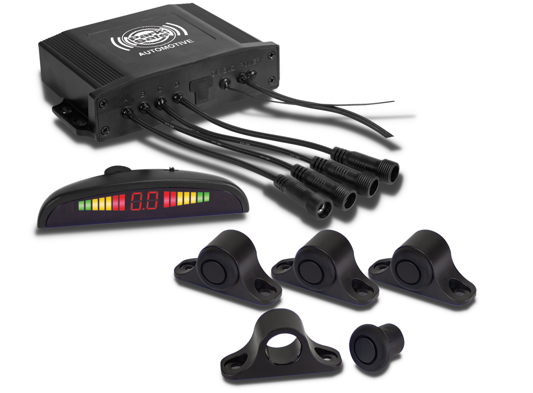 Parksafe PS114.1 Wireless Sensor Kit w/ Angled Rubber Heads & Underhung Brackets