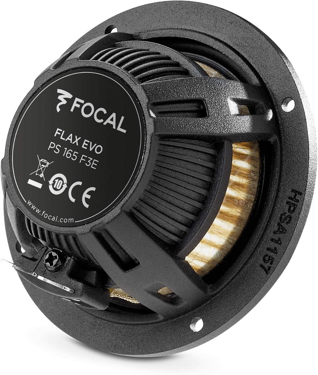 Focal PS165F3E Flax Cone 6.5" 3-Way Component Speakers Kit