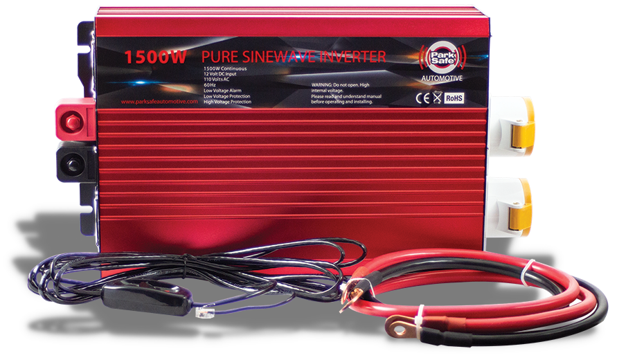 Parksafe 110V 1500w Pure Sine Wave Power Inverter 24v