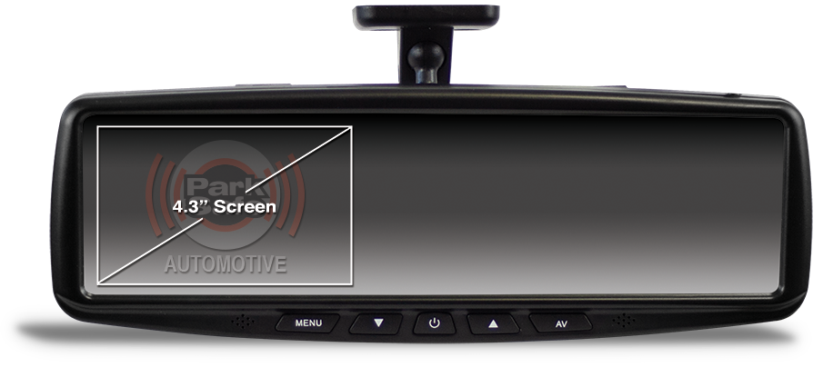 PARKSAFE PS5006 – 4.3” Clip-On Mirror Monitor