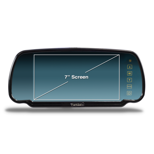 PARKSAFE PS7006 Rear View Mirror Touch Screen Monitor 7″ with clip-on option