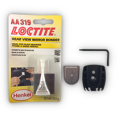 Parksafe PSWBP32 Universal Adhesive Fitting Kit For Mirror Monitors Universal adhesive fitting kit for vehicles with no windscreen button