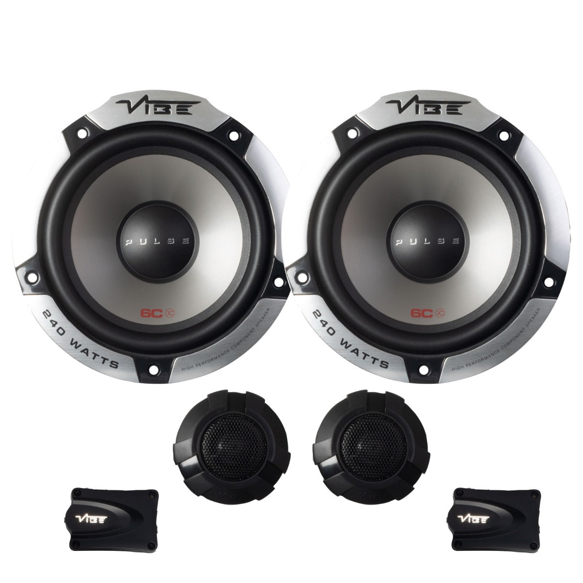 Vibe PULSE PULSE6C-V0 - 6.5" 16.5cm 2-Way Car Component Speakers