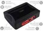 VIBE PULSEC8A-V4 Underseat Compact Slim Active Amplified 6×8 inch 240 Watt Subwoofer Sub Bass Box Enclosure