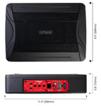 VIBE PULSEC8A-V4 Underseat Compact Slim Active Amplified 6×8 inch 240 Watt Subwoofer Sub Bass Box Enclosure