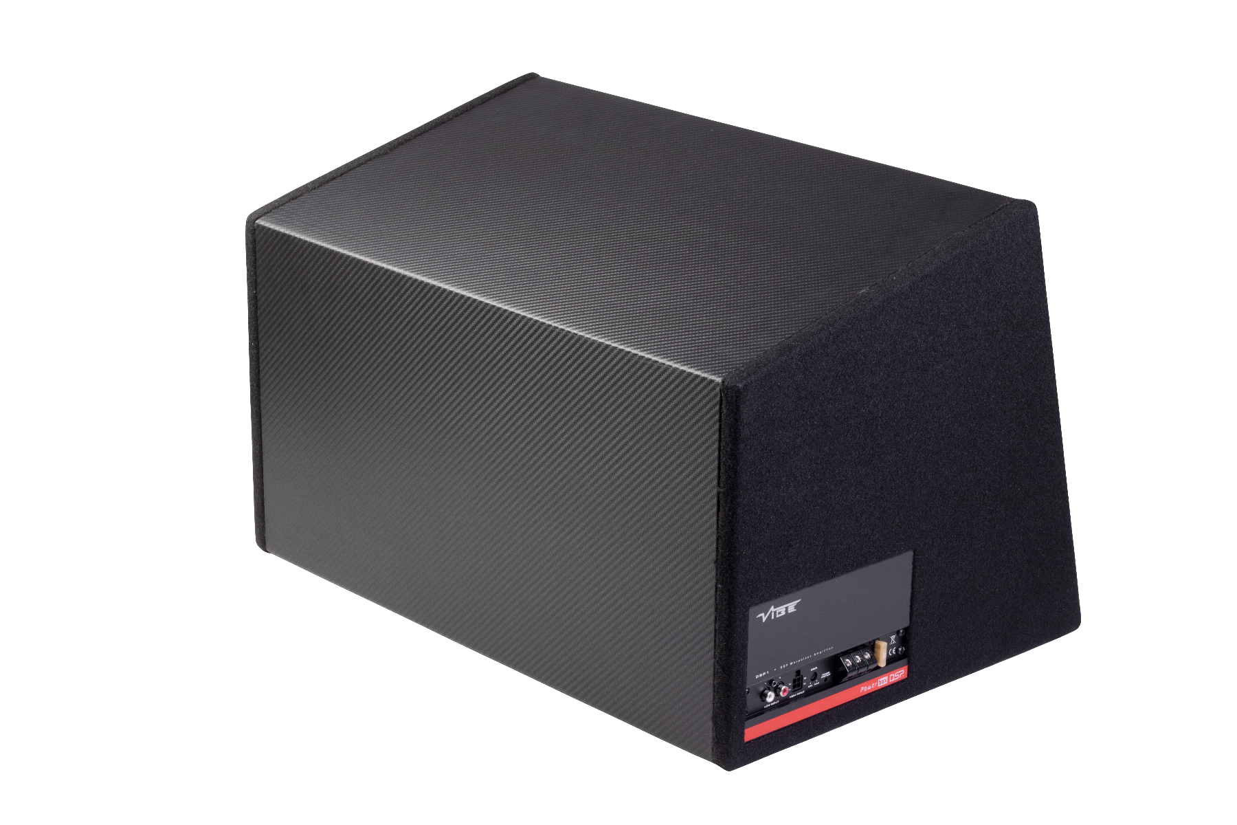 Vibe PULSECBR12A-V4 - 1050 Watts 12" inch Dual Ported Active Amplified Bass Box Sub Enclosure