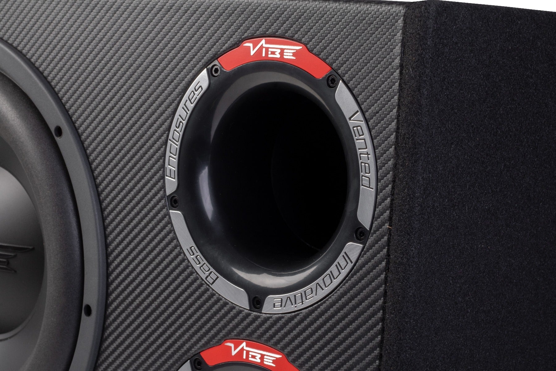 Vibe PULSECBR12A-V4 - 1050 Watts 12" inch Dual Ported Active Amplified Bass Box Sub Enclosure